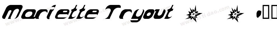 Mariette Tryout_0字体转换